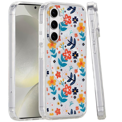 For Samsung Galaxy S25+ /S25 Plus /S24+ Plus Cute Fashion Pattern Design, Durable Shockproof Slim TPU Hard Back, MagSafe Compatible Case Cover