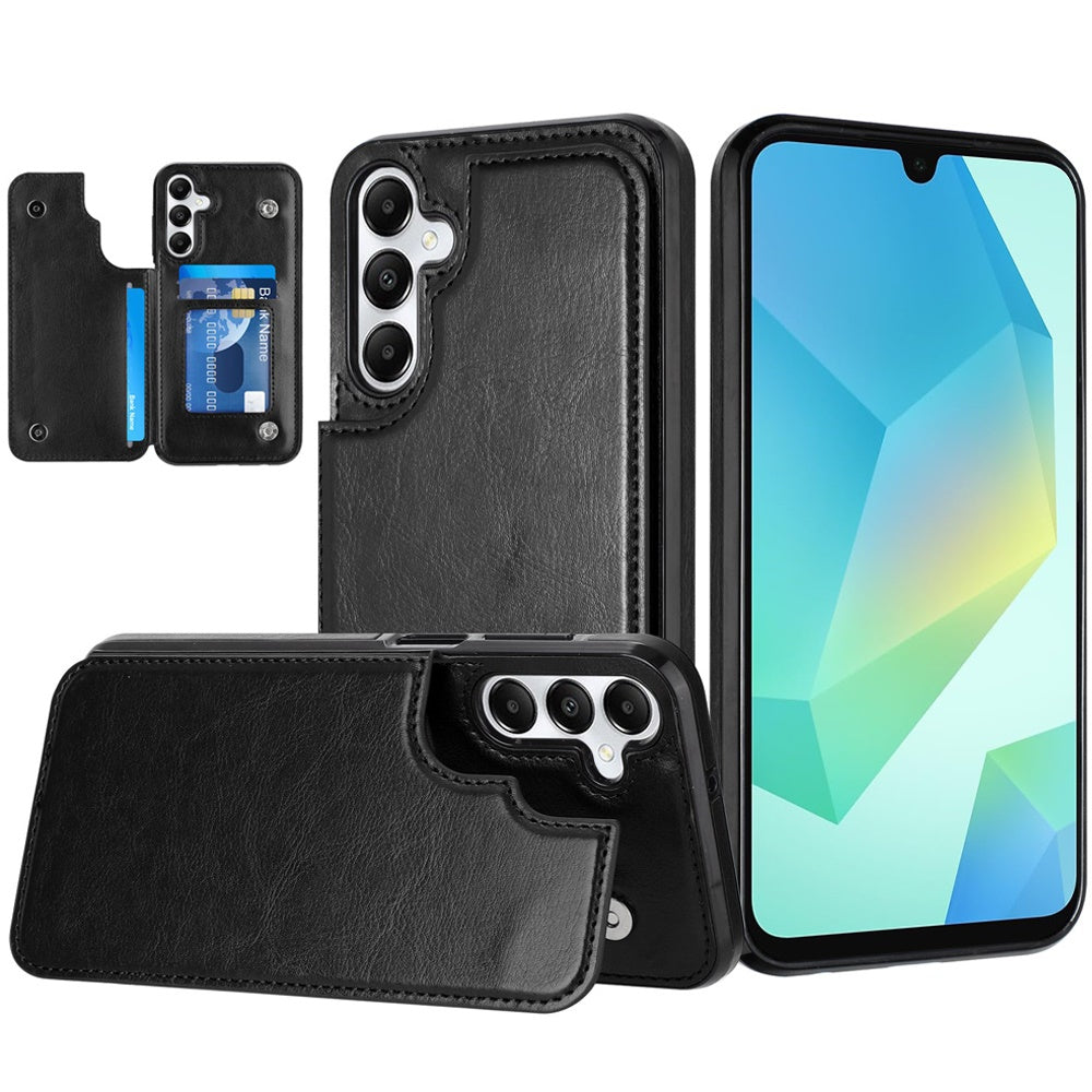 For Samsung Galaxy A16 5G Wallet Case PU Leather Flip Cover with Cardholder, Magnetic Closure, and Kickstand Case Cover