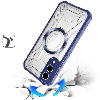 For Samsung Galaxy S25 EDGE MagSafe Compatible Pattern Clear Transparent Rugged Hybrid Magnetic TPU Shockproof Armor Case Cover
