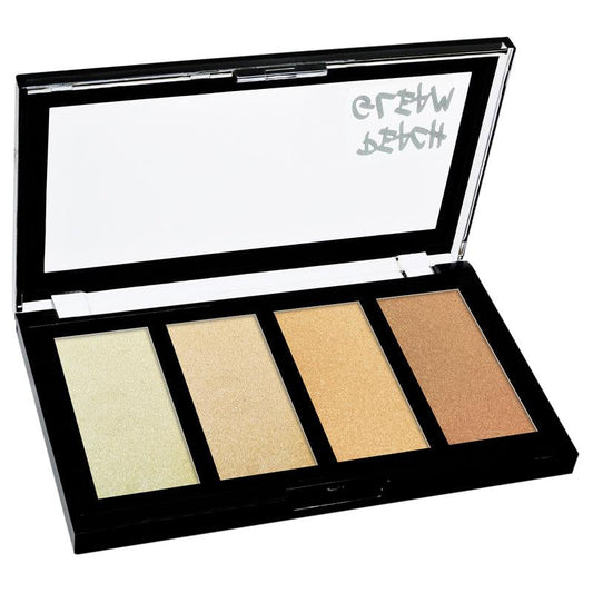 KLEANCOLOR 3D Highlighter Palette [FACE, Highlight & Shimmer] Peach Glam