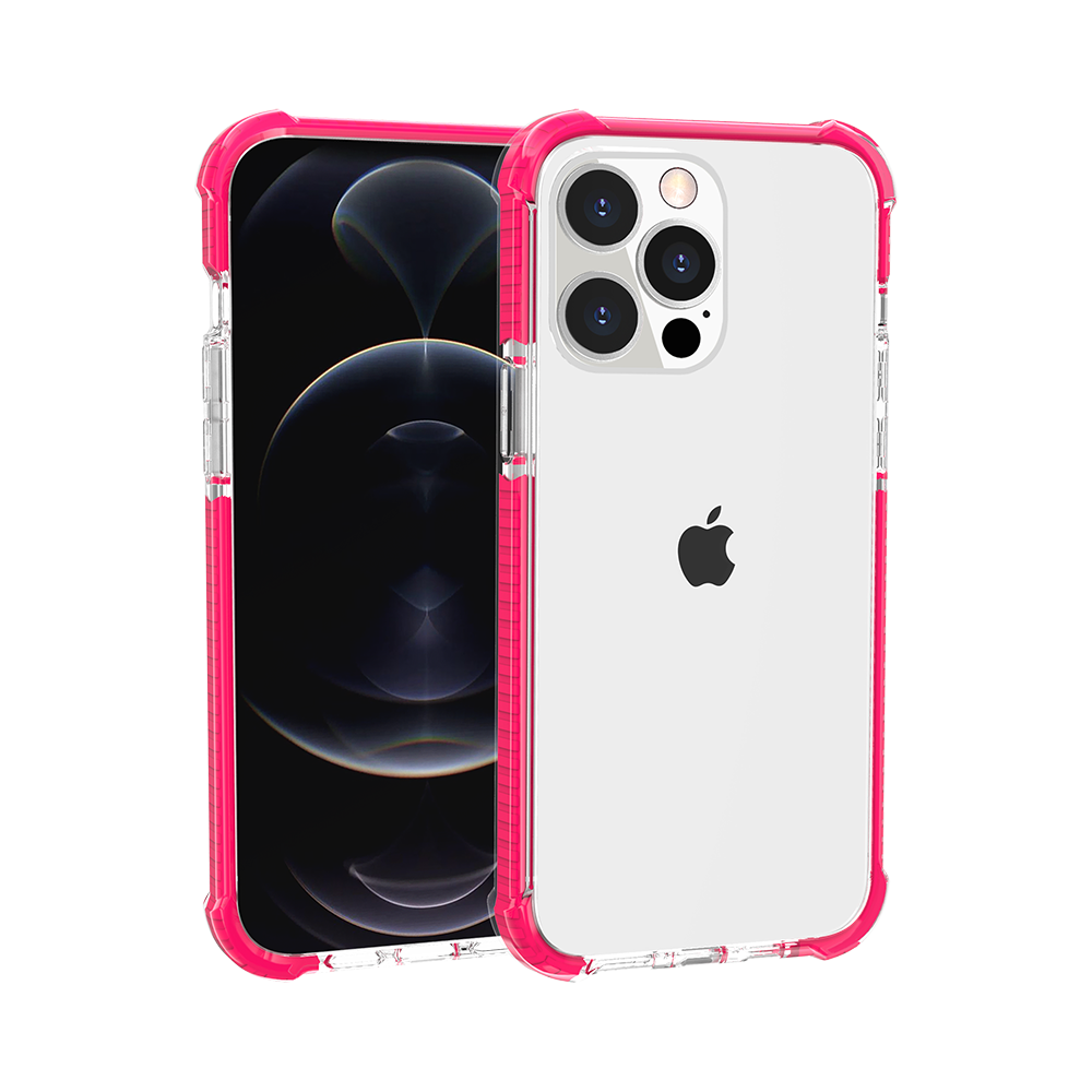 For Apple iPhone SE 3 (2022) SE/8/7 Hybrid Transparent Acrylic Rubber Gummy Hard PC Silicone TPU Color Bumper Frame Shockproof Case Cover