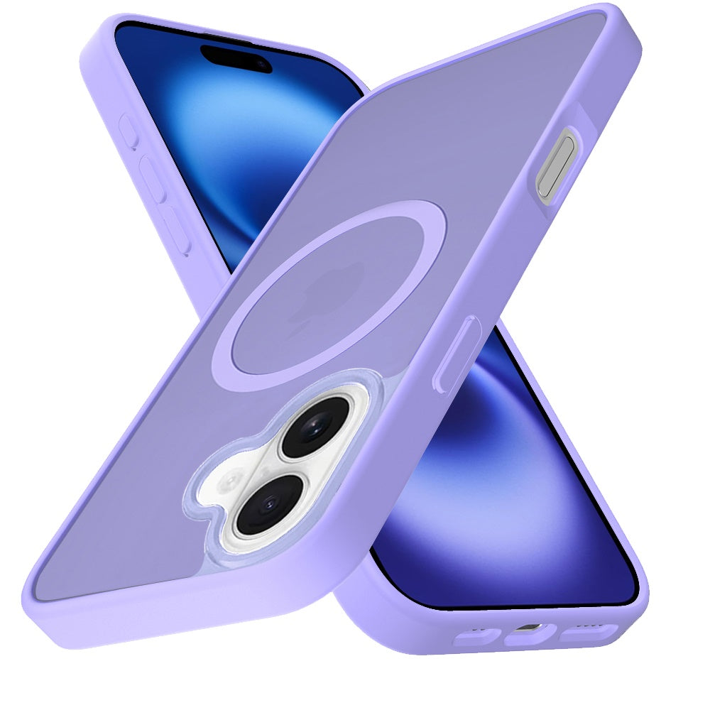 For Apple iPhone 17 (6.3") MagSafe Compatible Case Hybrid Soft TPU Bumper Hard Translucent Matte Back Slim Shockproof Case Cover