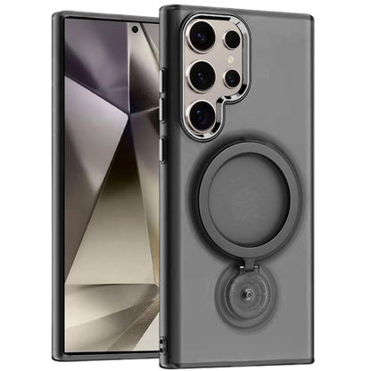 For Samsung Galaxy S25 /S24 MagSafe Compatible with 360° Ring Stand, Magnetic Kickstand, Slim Hybrid Protective Case Cover