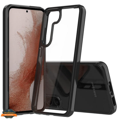 For Samsung Galaxy S25 EDGE Crystal HD Clear Back Hybrid Case TPU Bumper Frame Slim Shockproof Hard Defender Case Cover