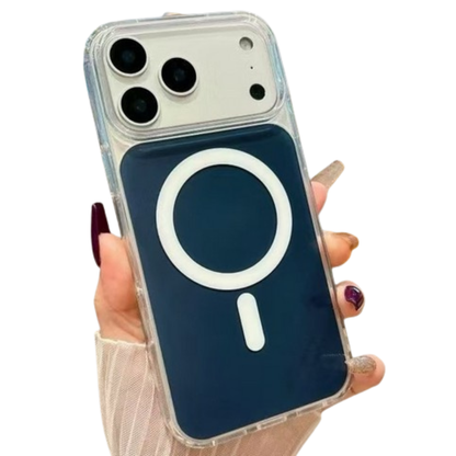 For Apple iPhone 17 Crystal Clear Colorful Case Compatible with MagSafe, Shockproof Slim Protective Hybrid TPU Case Cover