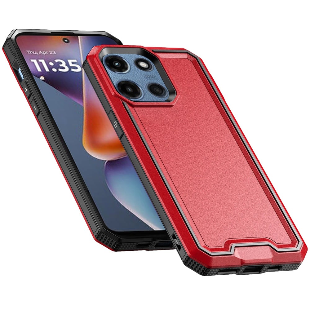 For Motorola Moto G 5G 2026/2025 Tough Modern Fused Hybrid Armor Hard PC TPU Rubber Shockproof Drop Protection Impact Case Cover