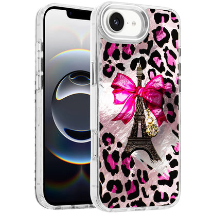 For Apple iPhone 16e Fashion Beautiful Epoxy Design Hybrid Fashion Stylish TPU Protective, Shockproof Hybrid PC Case Cover