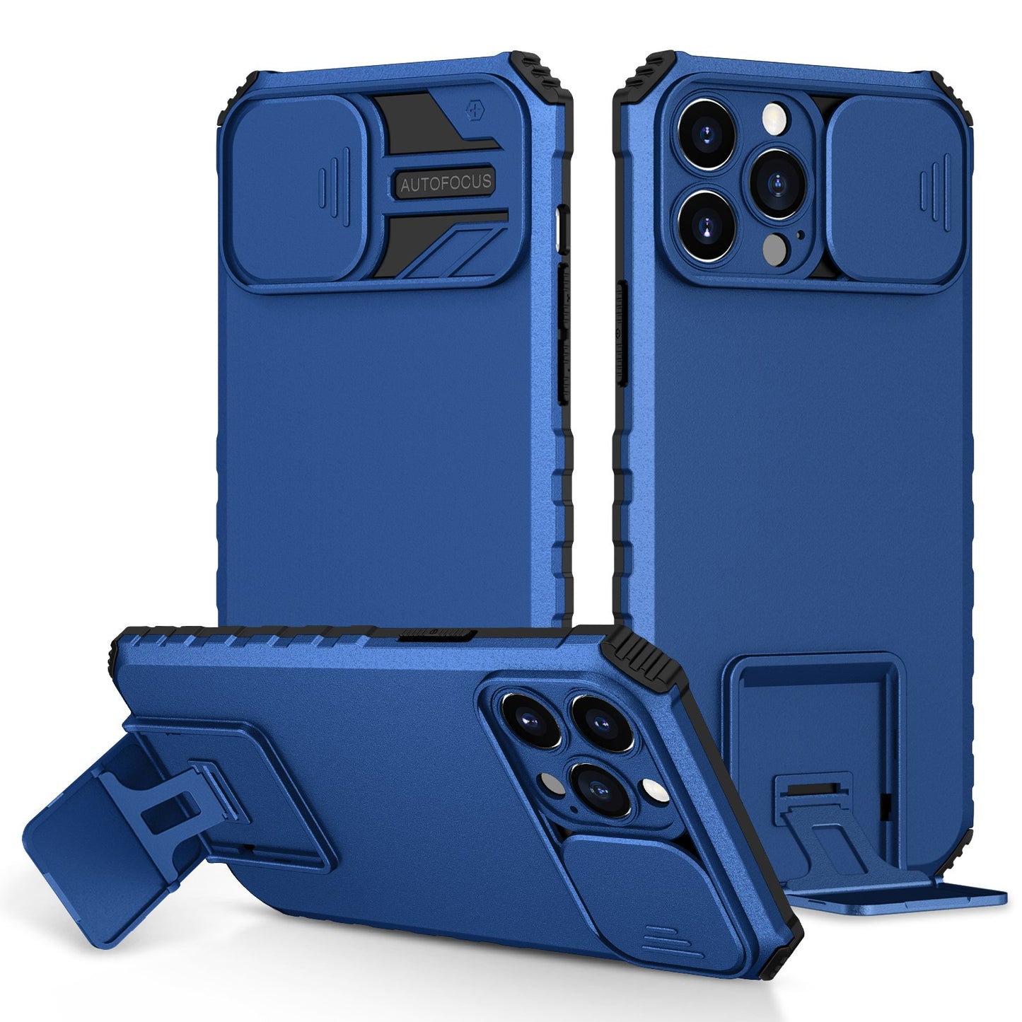 For Samsung Galaxy S25 Ultra Hybrid Hard PC & TPU Rubber Shockproof with Kickstand & Covered Camera Protection Case Cover