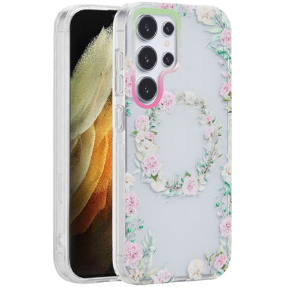 For Samsung Galaxy S21 Ultra Fashion Layer Design Slim IMD TPU Protective, Shockproof Hybrid Stylish Durable Hard PC Case Cover