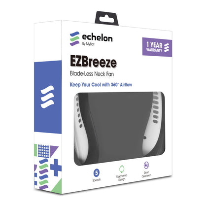 echelon EzBreeze Blade Less Neck Fan - White, Universal Accessories