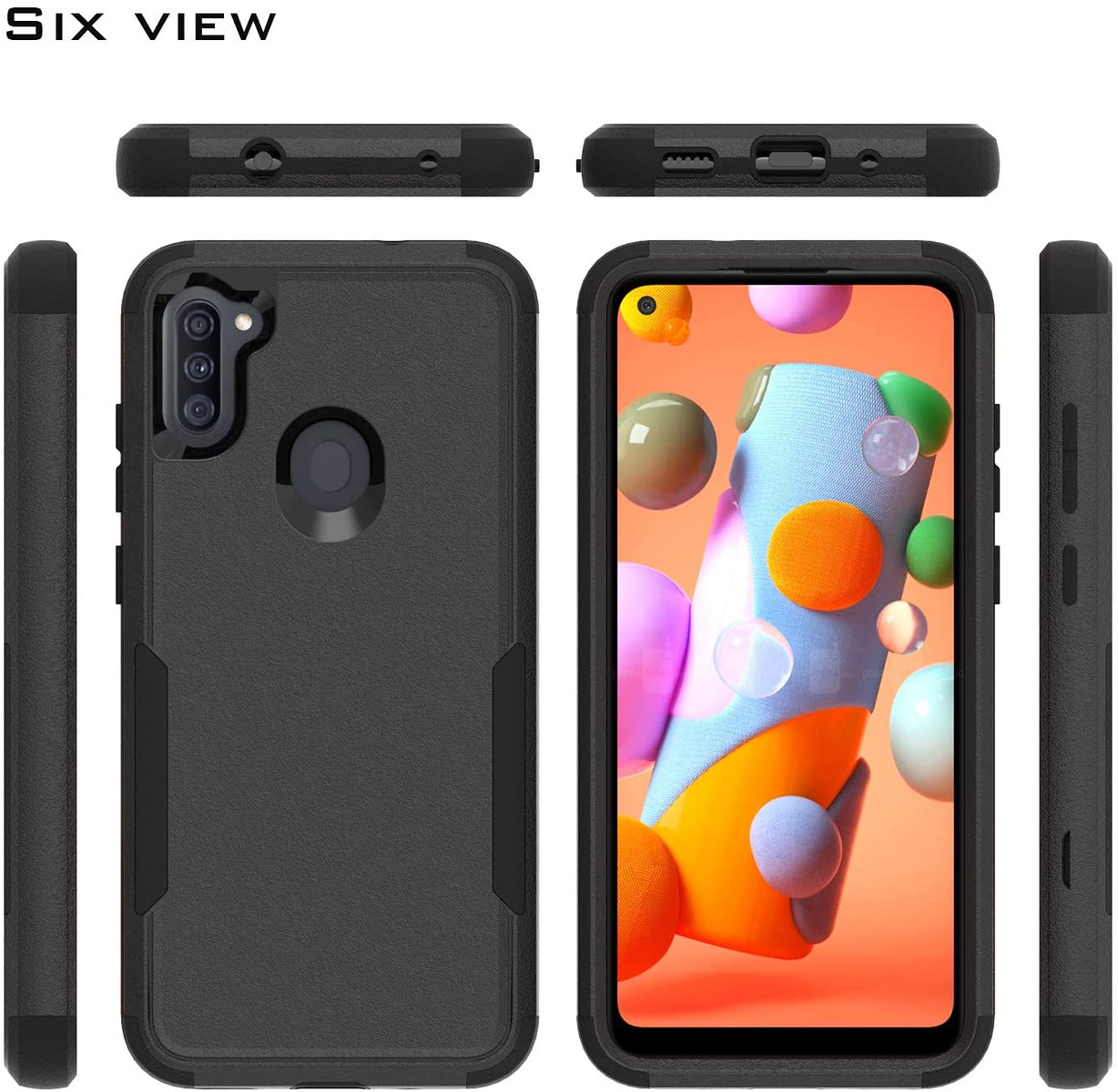 For Samsung Galaxy S25 /S24 Tough Hybrid Shockproof Silicone Rubber TPU + Hard PC Heavy Duty Three Layer Armor Protection Case Cover