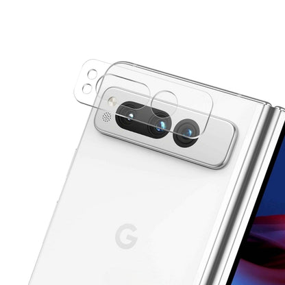 For Google Pixel Fold Camera Lens Protector HD Clear Back Camera Protector Tempered Glass, Case Friendly, Ultra-Thin, Easy Installation Case Cover Clear