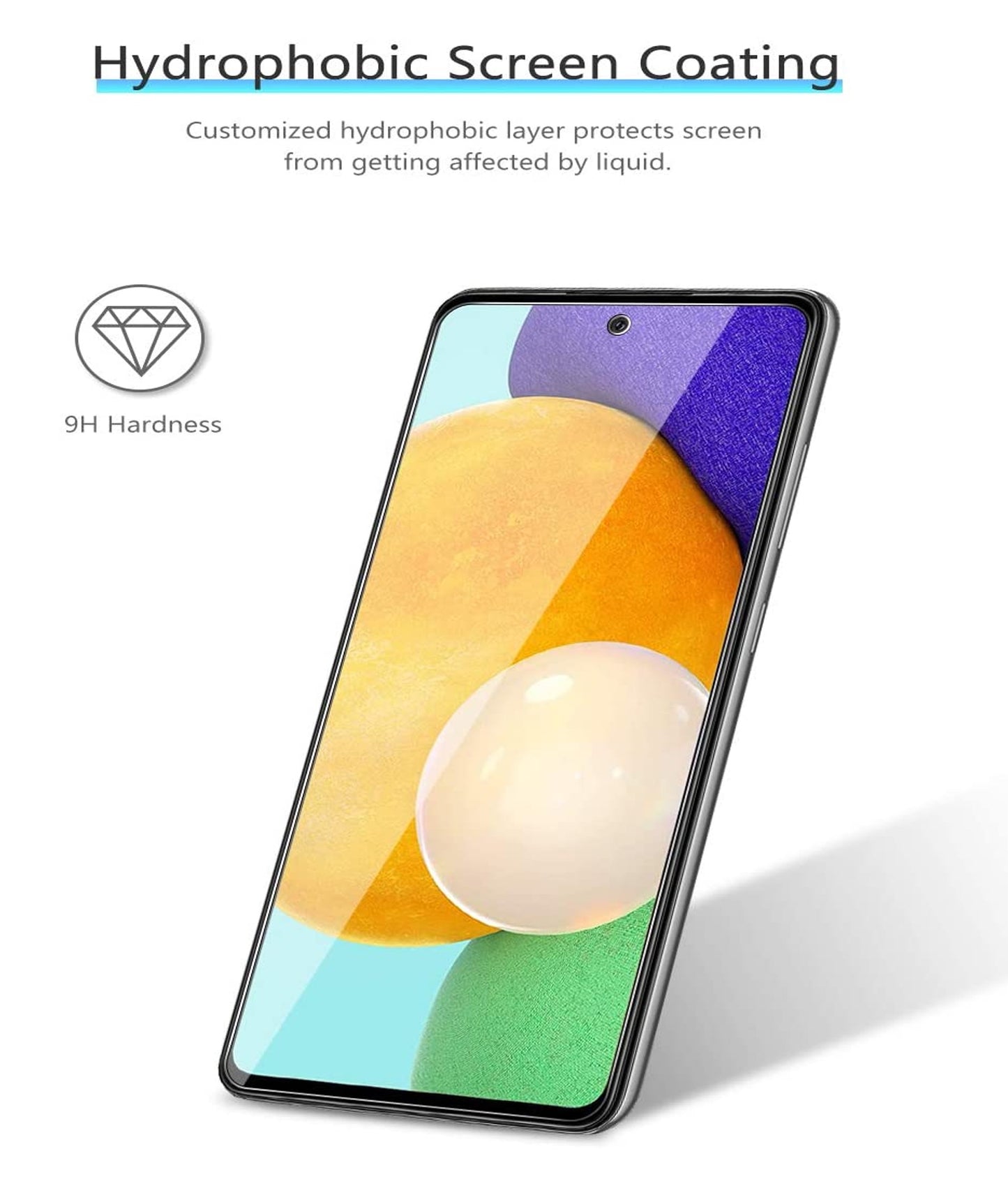 For Samsung Galaxy A37 5G Tempered Glass Screen Protector, 9H HD Transparent Clear, Full Glue Easy Installation Protector Clear
