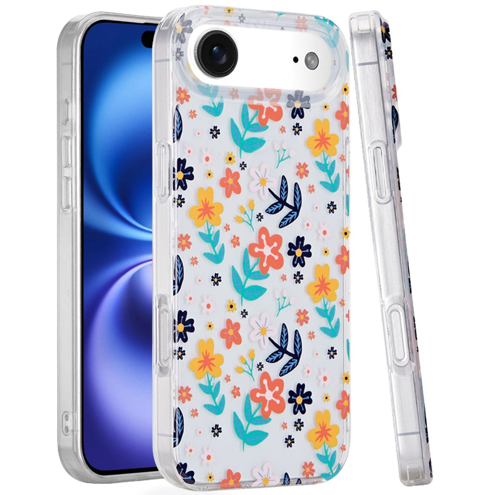 For Apple iPhone 17 Pro Stylish Pattern Fashion IMD Printed Design TPU Slim Shockproof Protective with Magnetic Back Case Cover