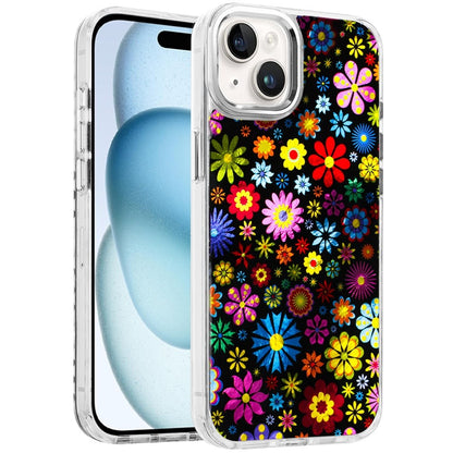 For Apple iPhone 16 Pro Max Fashion Beautiful Epoxy Design Hybrid Fashion Stylish TPU Protective, Shockproof Hybrid PC Case Cover