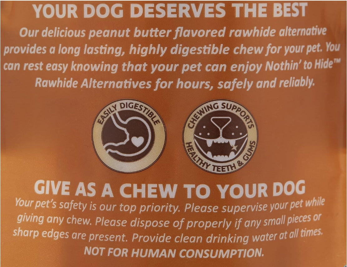 Fieldcrest Farms Nothin to Hide Peanut Butter Rolls Small [Dog Supplies] 2 count