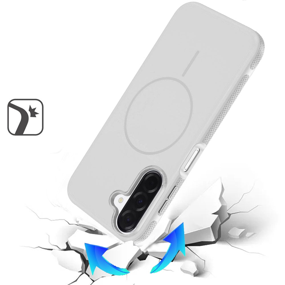 Phone Case for Samsung Galaxy A17 5G Super Magnetic Matte Hybrid Shockproof Thick Protective Durable Grip Anti Scratch Premium Edge Slim Fit Cover