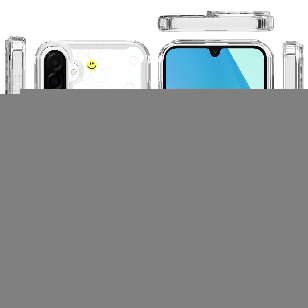 For Samsung Galaxy A16 5G Beautiful TPU Design, Slim Shockproof Soft Cover for Women and Girls, Stylish Protective Case Cover
