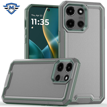 For Motorola Moto G Stylus 5G 2025 Premium Fused Hybrid Tough Strong Hard PC TPU Rubber Shockproof Drop Protection Impact Case Cover