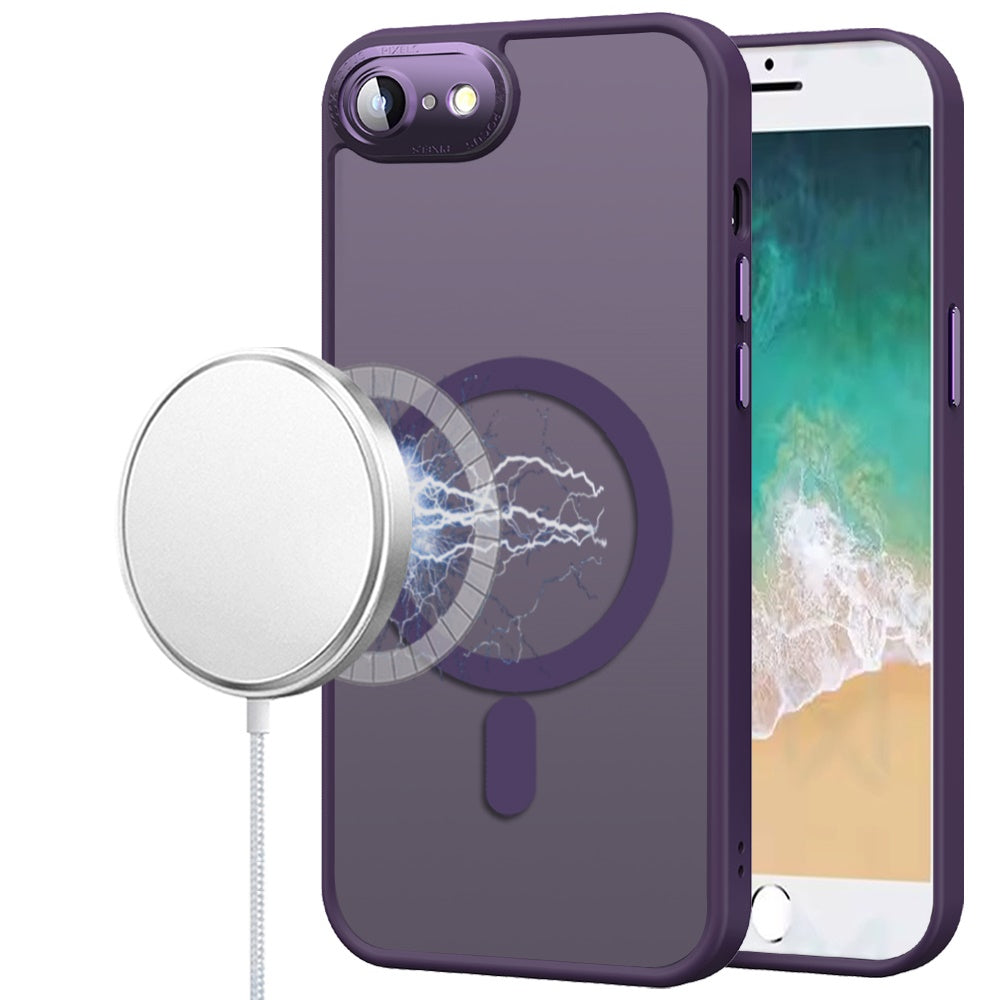 Complete Protection HQ Matte Translucent Hybrid Shockproof w/ Camera Protector Compatible with MagSafe