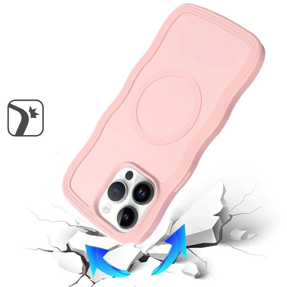 For Apple iPhone 15 Pro Max Grip Hand Magnetic Hybrid Case Shockproof Protection Matte Skin Rubber TPU + PC Case Cover