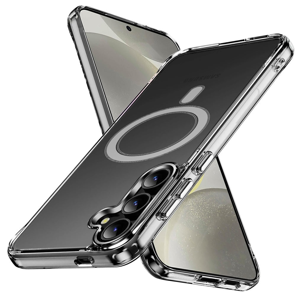 For Google Pixel 10a Clear Magnetic Case with Built-in Magnets Compatible with MagSafe Slim Soft TPU Bumper Case Cover Clear