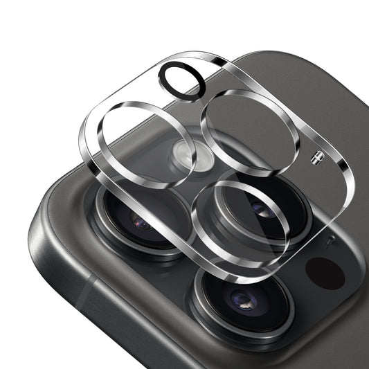 For Apple iPhone 15 Pro Camera Lens Protector HD Clear Back Camera Protector Tempered Glass, Case Friendly, Ultra-Thin, Easy Installation Protector Clear