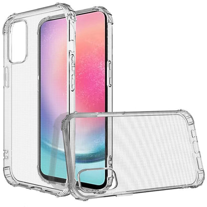 For Samsung Galaxy S25 /S24 Hybrid Clear TPU Bumper, Shockproof, Rubber Silicone 4 Corners Gel, Lightweight, Protective Slim Back Case Cover Clear