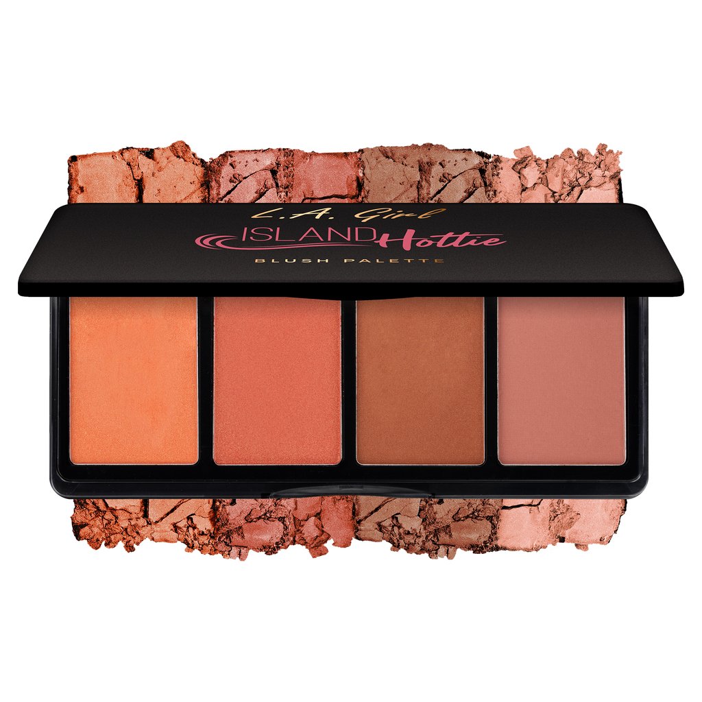 L.A. GIRL Fanatic Blush Palette [Blusher, FACE] Island Hottie