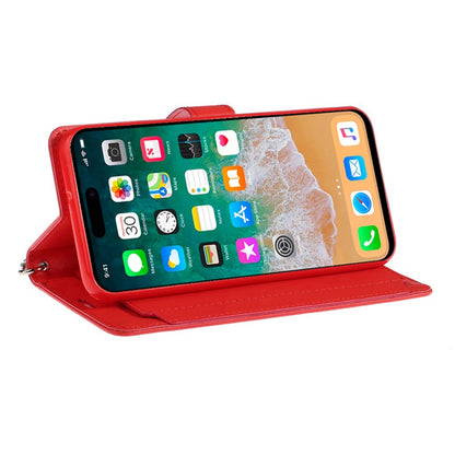 For iPhone 16 Pro Max (6.9") Wallet Cases PU Leather with Credit Card /ID /Cash Holder Slot Dual Flip Book Pouch, Stand and Strap Case Cover