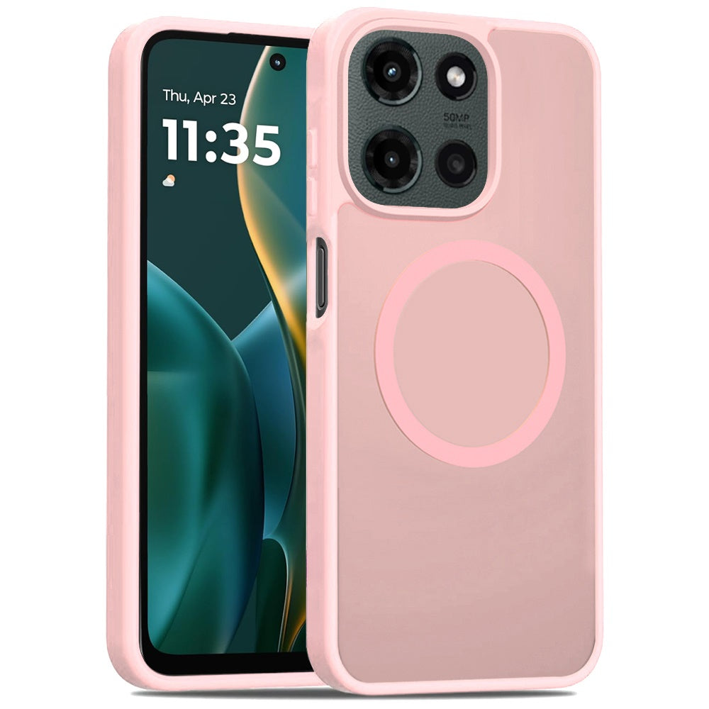 For Motorola Moto G Stylus 5G 2025 MagSafe Compatible Case Hybrid Soft TPU Bumper Hard Translucent Matte Back Slim Shockproof Case Cover