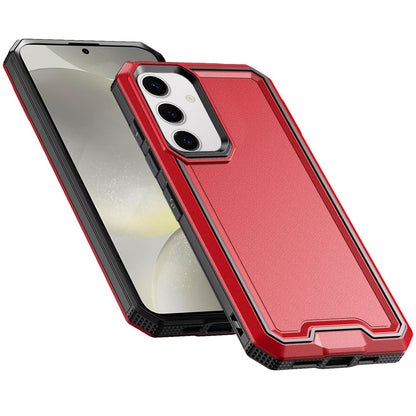 For Samsung Galaxy S25 /S24 Tough Modern Fused Hybrid Armor Hard PC TPU Rubber Shockproof Drop Protection Impact Case Cover