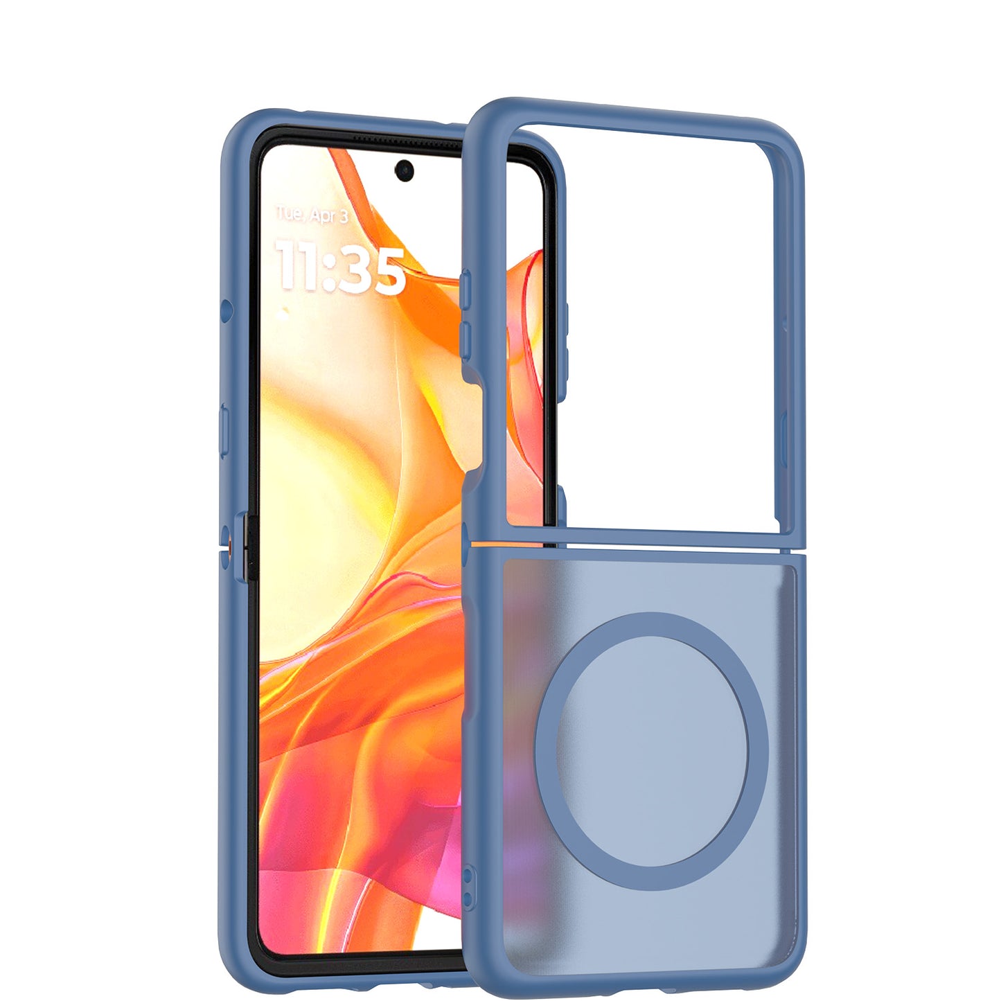 For Motorola Razr 2025 Magnetic Case Hybrid Soft TPU Rubber Bumper Hard Translucent Matte Back Slim Shockproof Case Cover