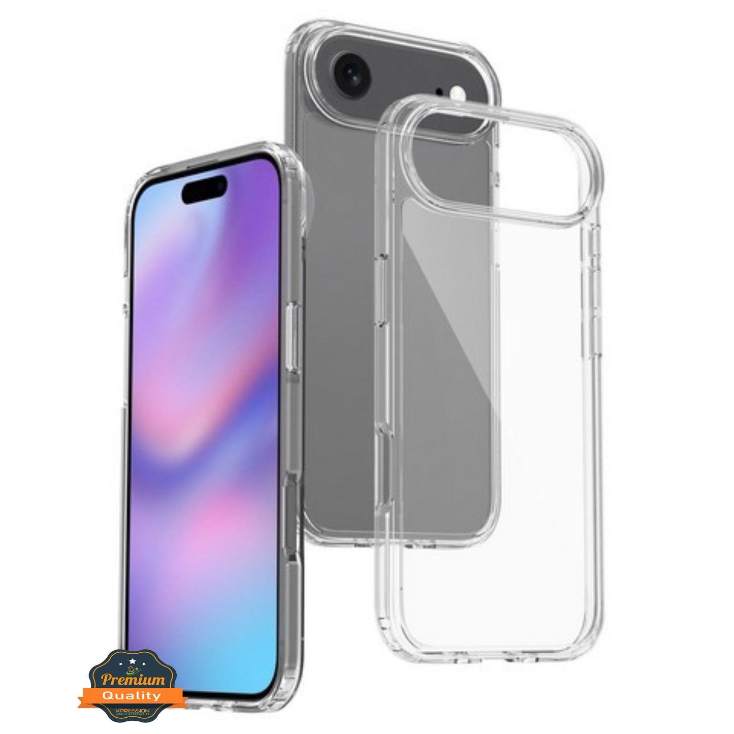 For Apple iPhone 17 AIR Crystal HD Clear Back Hybrid Case TPU Bumper Frame Slim Shockproof Hard Defender Case Cover