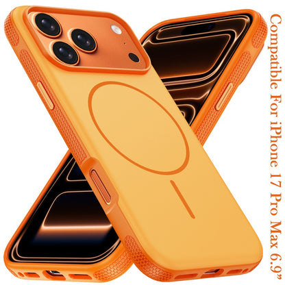 Phone Case for Apple iPhone 17 Pro Max (6.9") Super Magnetic Matte Hybrid Shockproof Thick Protective Durable Grip Anti Scratch Premium Edge Slim Fit Cover