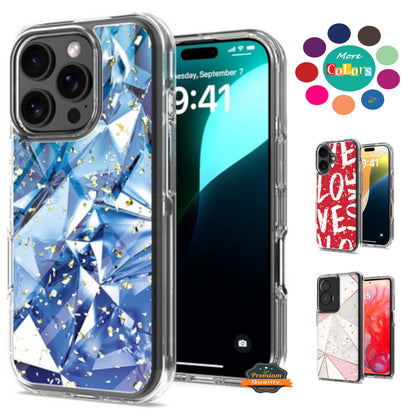 For Samsung Galaxy A36 Hybrid Fashion Stylish Trendy Picture Design Hard Back PC Shockproof TPU Slim Protective Case Cover
