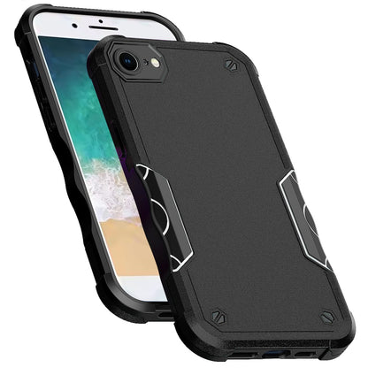For Apple iPhone 17E /16E Slim Tough Shockproof Hybrid Heavy Duty 2in1 Dual Layer TPU Bumper Rugged Rubber Defend Armor Case Cover