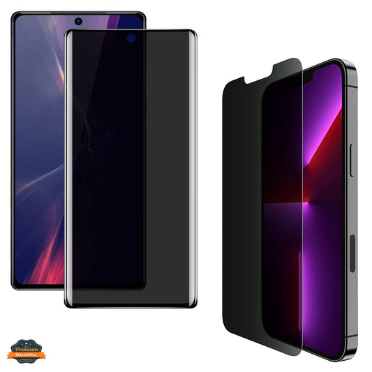 For Samsung Galaxy S25 EDGE Privacy Tempered Glass Screen Protector, 9H Anti-Spy Anti-Peek Protector Black