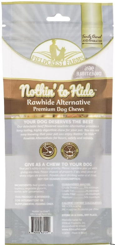 Fieldcrest Farms Nothin to Hide Beef Twist Stix Small [Dog Supplies] 10 count