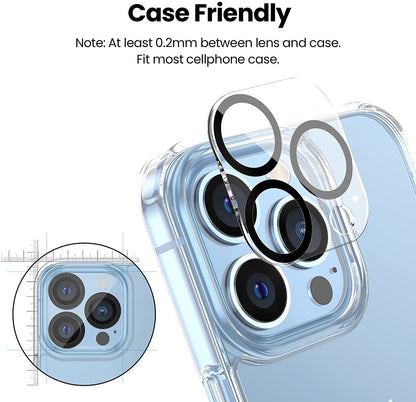 For Samsung Galaxy S26 Ultra Camera Lens Protector HD Clear 2.5D Tempered Glass with Black Edge, Case-Friendly, Ultra-Thin, Easy to Install Protector Clear Black