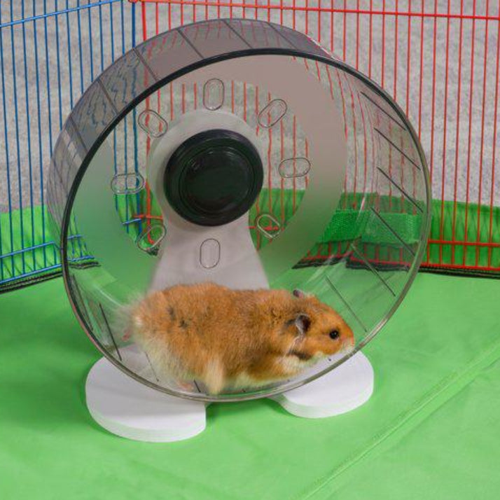 Prevue Quiet Wheel Exercise Wheel for Small Pets [Small Pet Supplies] Large - 1 count
