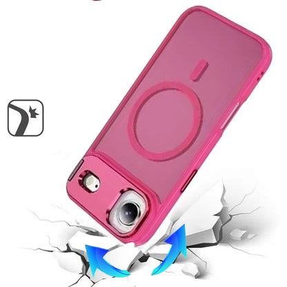 For Apple iPhone 17 Air (6.6") Heavy Duty Metallic Hybrid Tough TPU with Camera Ring Stand, MagSafe Compatible, Rugged Drop Protection Case Cover