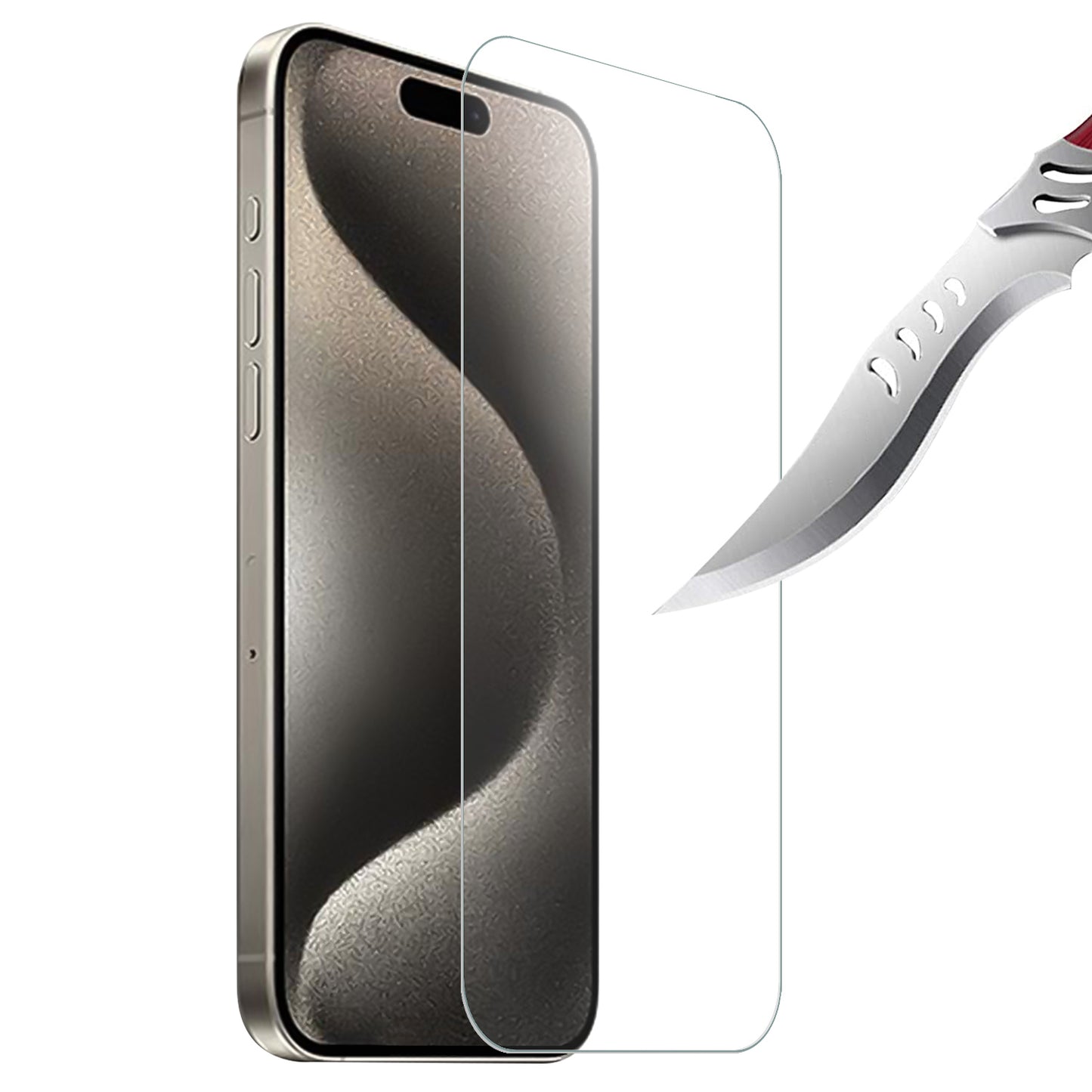 For Apple iPhone 16 Pro Max (6.9") Tempered Glass Screen Protector Premium HD Clear, Case Friendly, 3D Touch Accuracy, Anti-Bubble Film Case Cover Clear