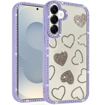 Spread Love Glitter Shimmer Bling Diamond Edge Hybrid Drop Protection Shockproof Design