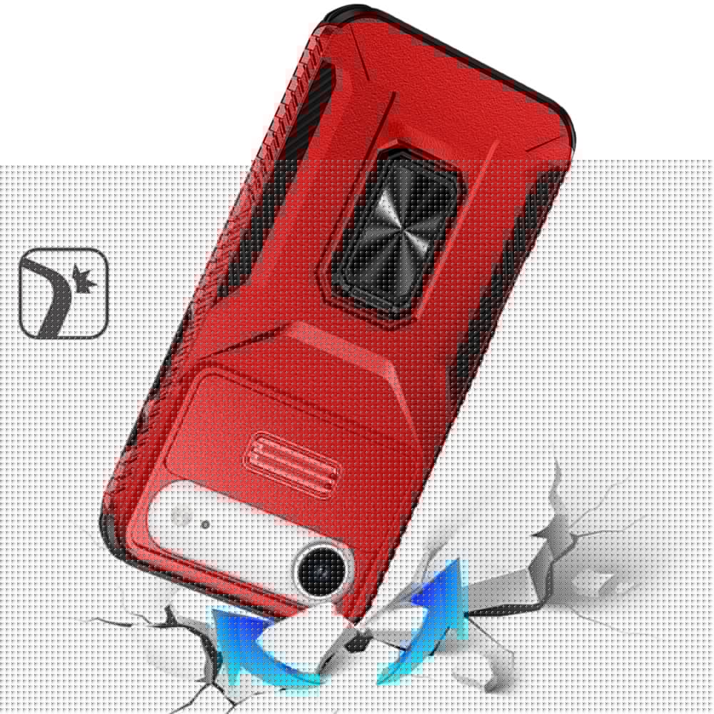 For Apple iPhone 17 Air (6.6") Case, Camera Cover with Magnetic Rotation Ring Stand, Military Grade Hybrid Hard TPU Shockproof Case Cover