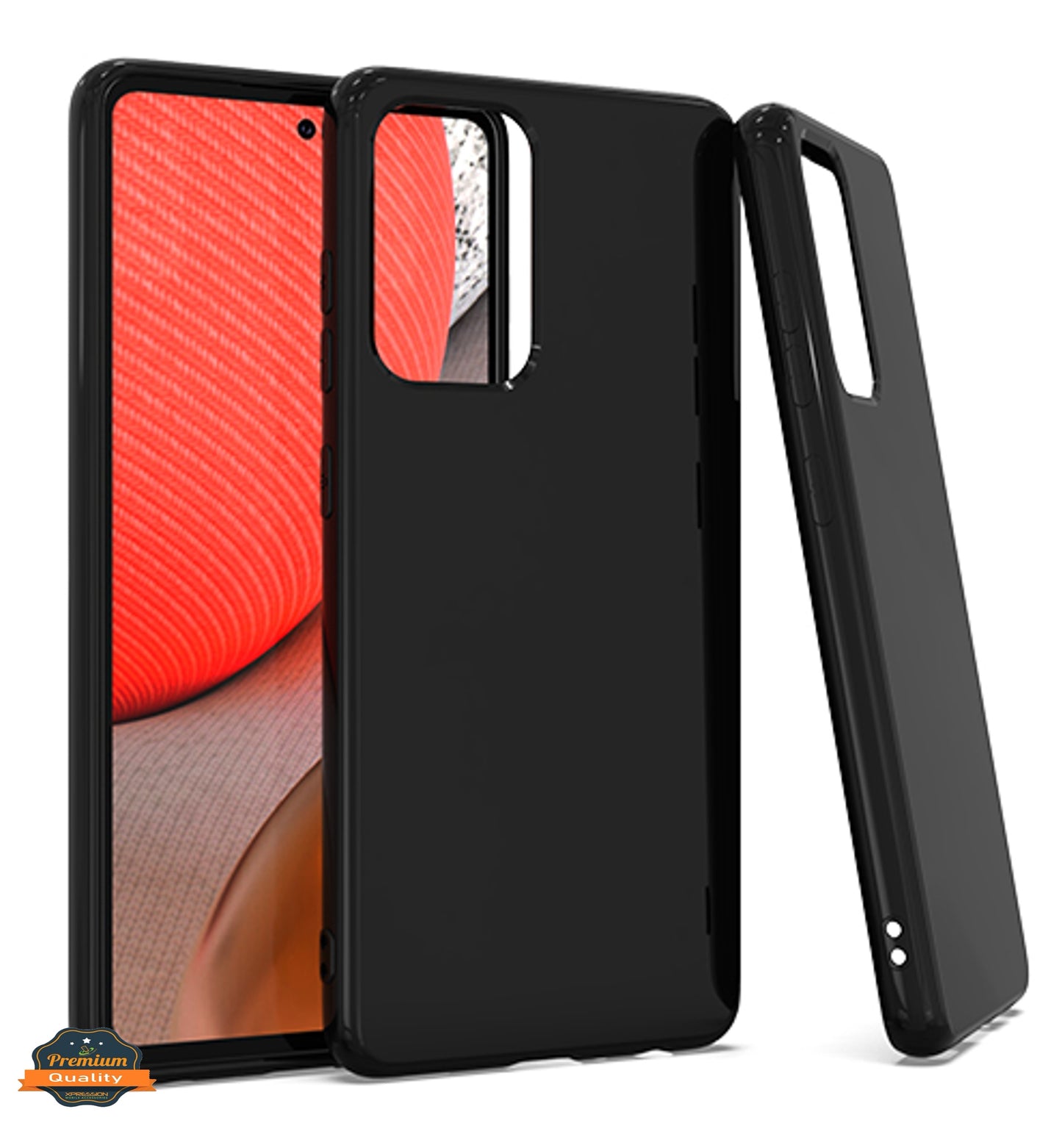 For Samsung Galaxy S25 Ultra Slim Thin TPU Gel Rubber Protective Case Soft Skin Flexible Candy Gummy Protective Hybrid Case Cover Black