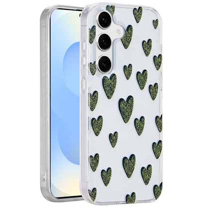 For Samsung Galaxy S25 /S24 Fashion Layer Design Slim IMD TPU Protective, Shockproof Hybrid Stylish Durable Hard PC Case Cover