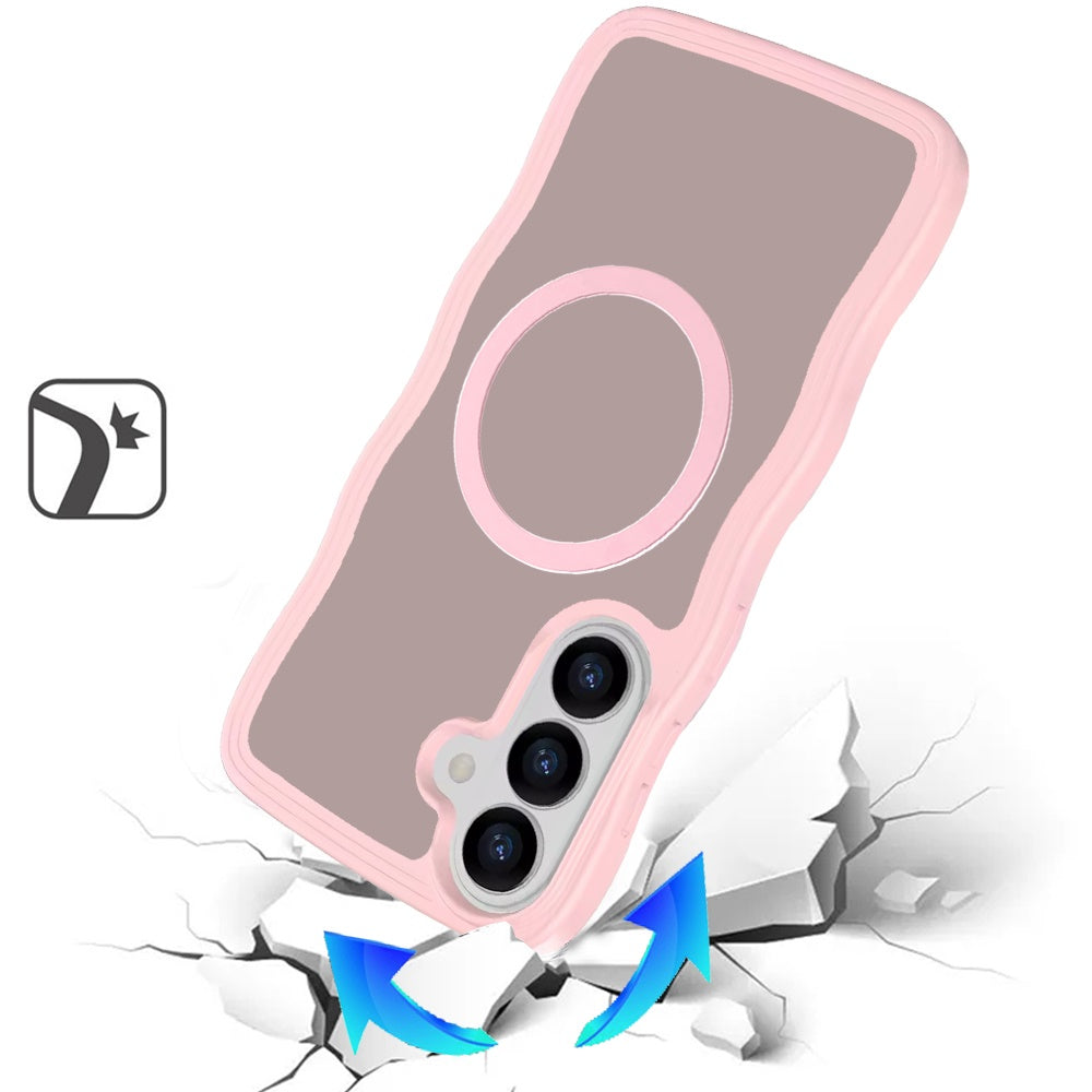 For Samsung Galaxy S26+ / S26 Plus Grip Hand Magnetic Hybrid Case Shockproof Protection Matte Skin Rubber TPU + PC Case Cover