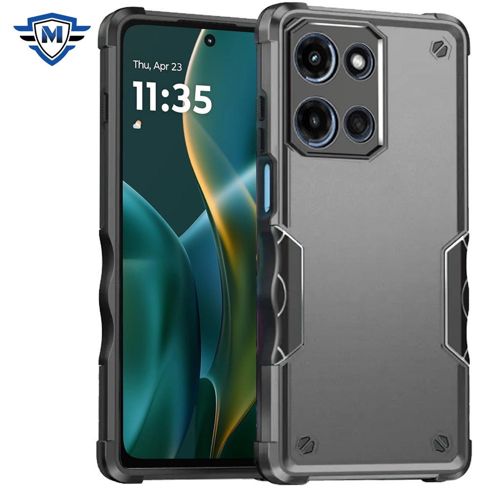 For Motorola Moto G Stylus 5G 2025 Slim Fit Back Hybrid Lightweight Shockproof 2-in-1 Hybrid Hard PC Bumper Frame Armor Protection Case Cover