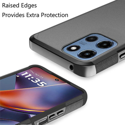 For Motorola Moto G Stylus 5G 2025 Premium Slim Tough 2in1 Hybrid Case Dual-Layer PC TPU Rubber Armor with Shockproof Protection Case Cover